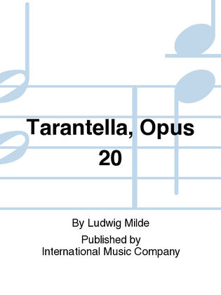 Book cover for Tarantella, Opus 20
