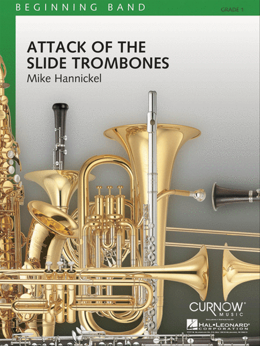 Attack of the Slide Trombones Concert Band scores gallery preview page 1