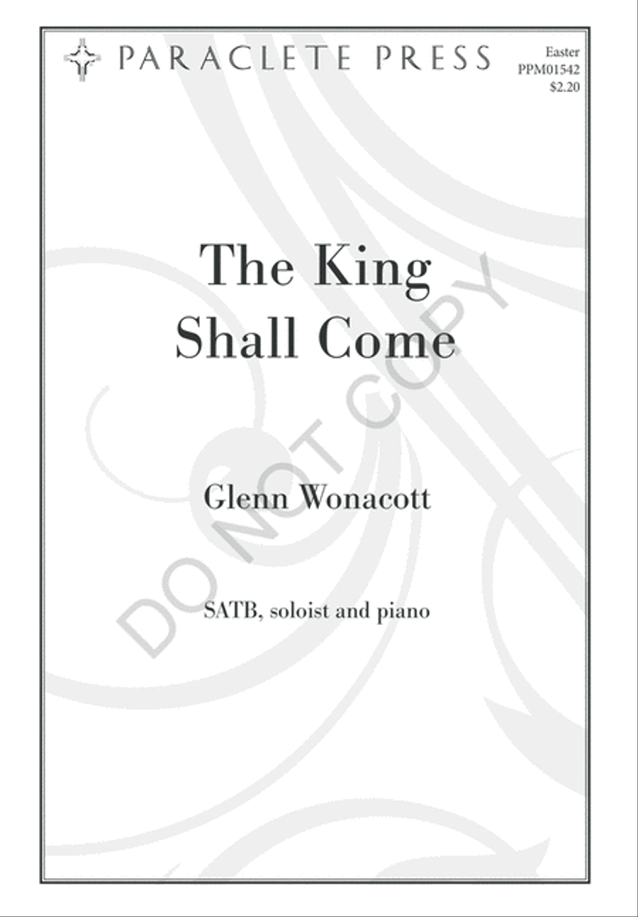 The King Shall Come 4-Part scores gallery preview page 2