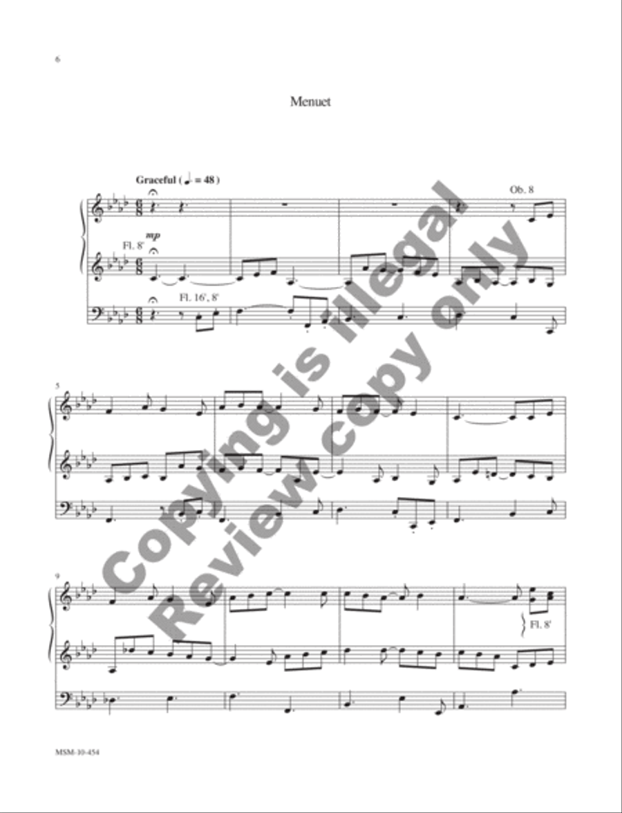 Variations on Thaxted Organ scores gallery preview page 5