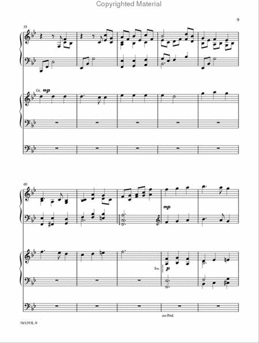 Gather Twogether Organ scores gallery preview page 8