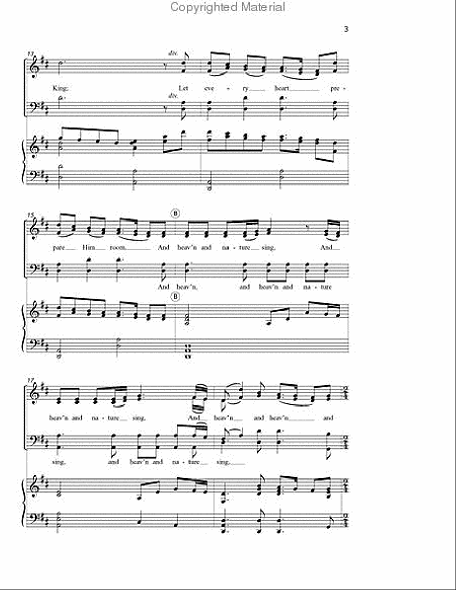Joy to the World 4-Part scores gallery preview page 3