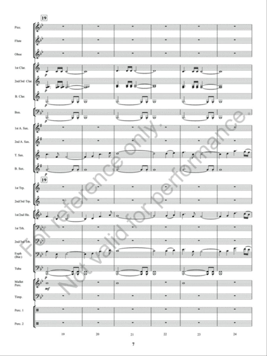 Sun Valley Flourish Concert Band scores gallery preview page 8