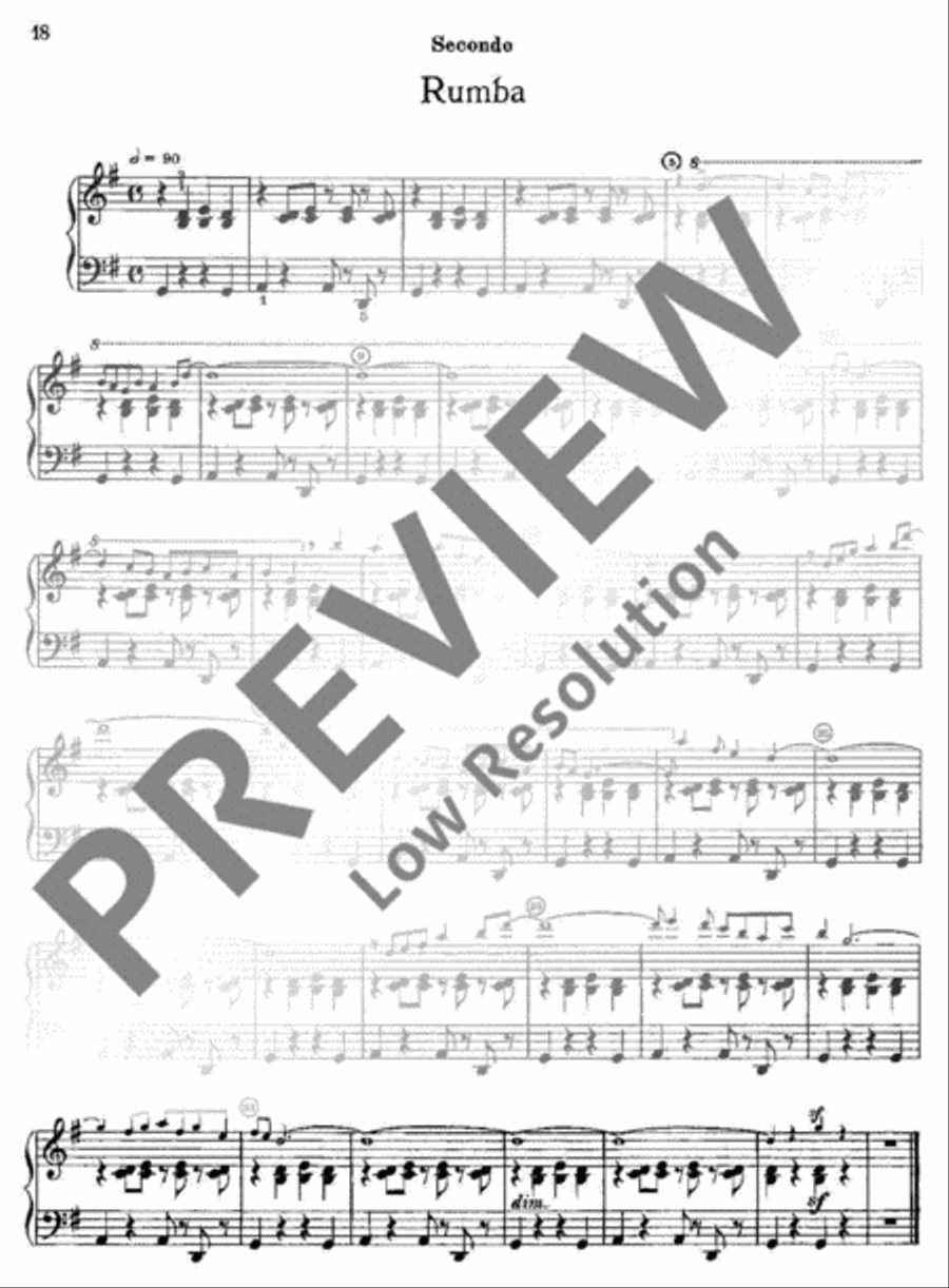 Easy Dances Piano Duet scores gallery preview page 19