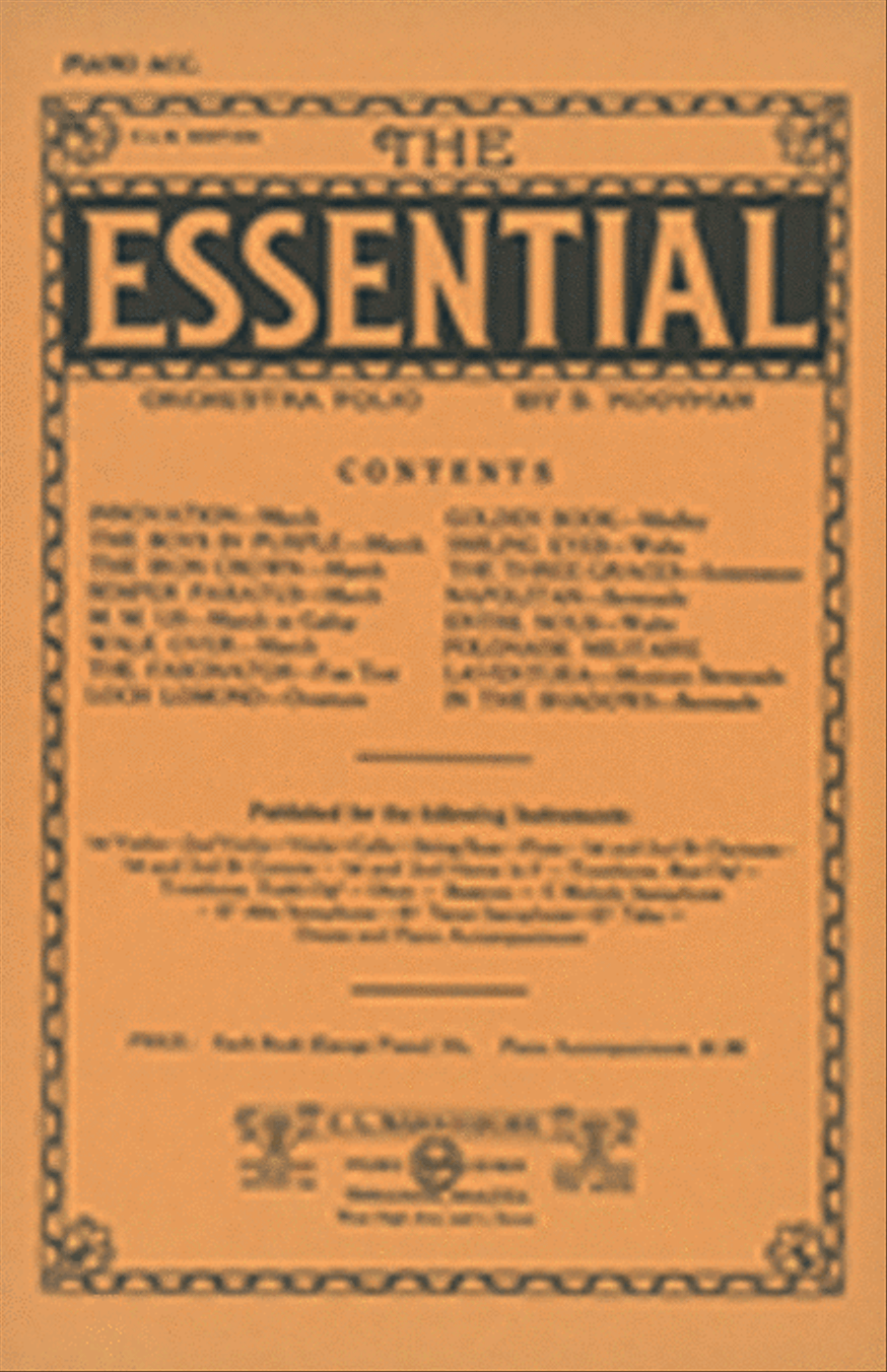 Essential Orchestra Folio Tenor Saxophone scores gallery preview page 1