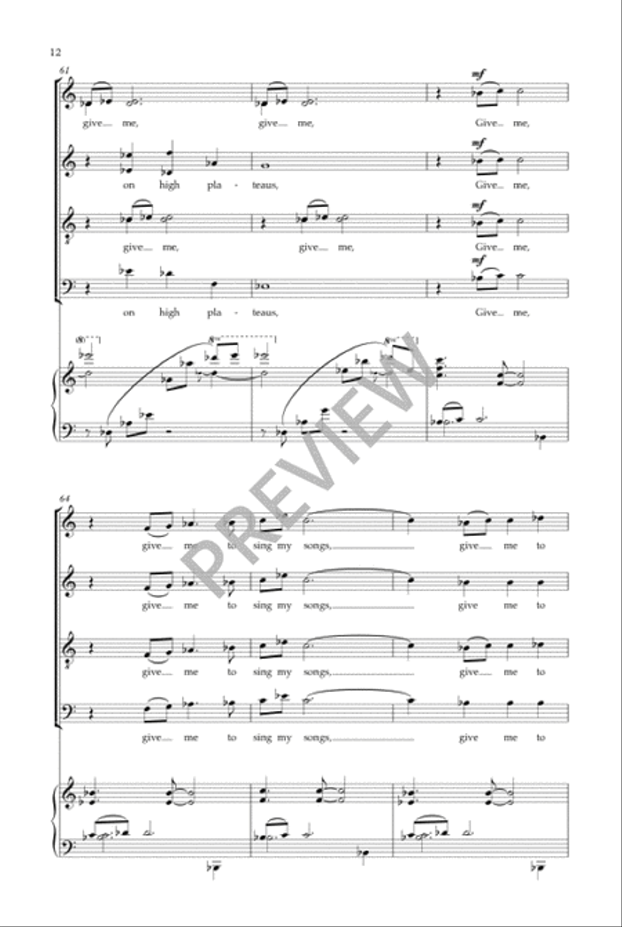 Sunrise 4-Part scores gallery preview page 13
