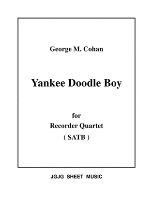 Yankee Doodle Boy for Recorder Quartet
