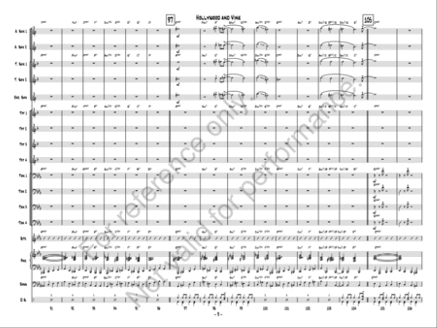Hollywood and Vine Jazz Ensemble scores gallery preview page 9