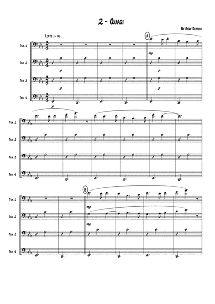 Scene Changes - a suite for trombone quartet image number null