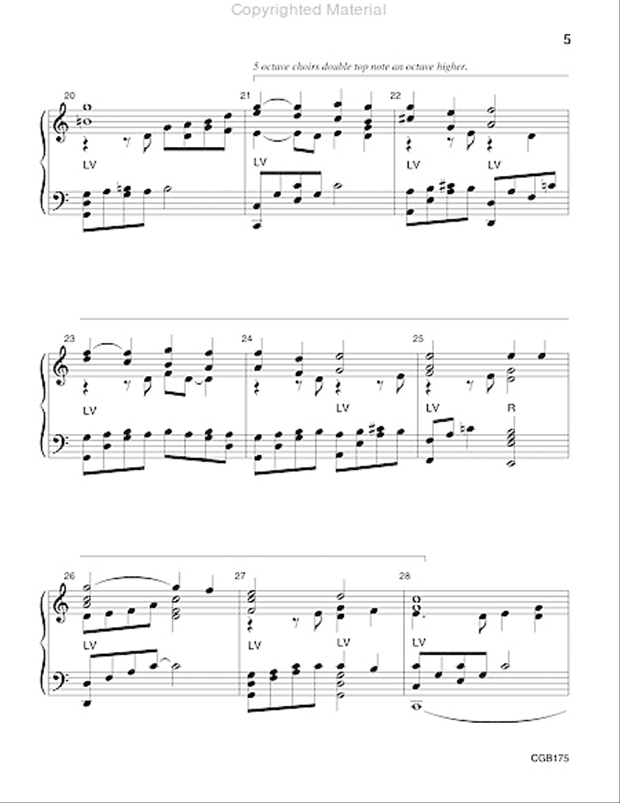 Meditation on Beautiful Savior (3, 4, or 5 octaves)