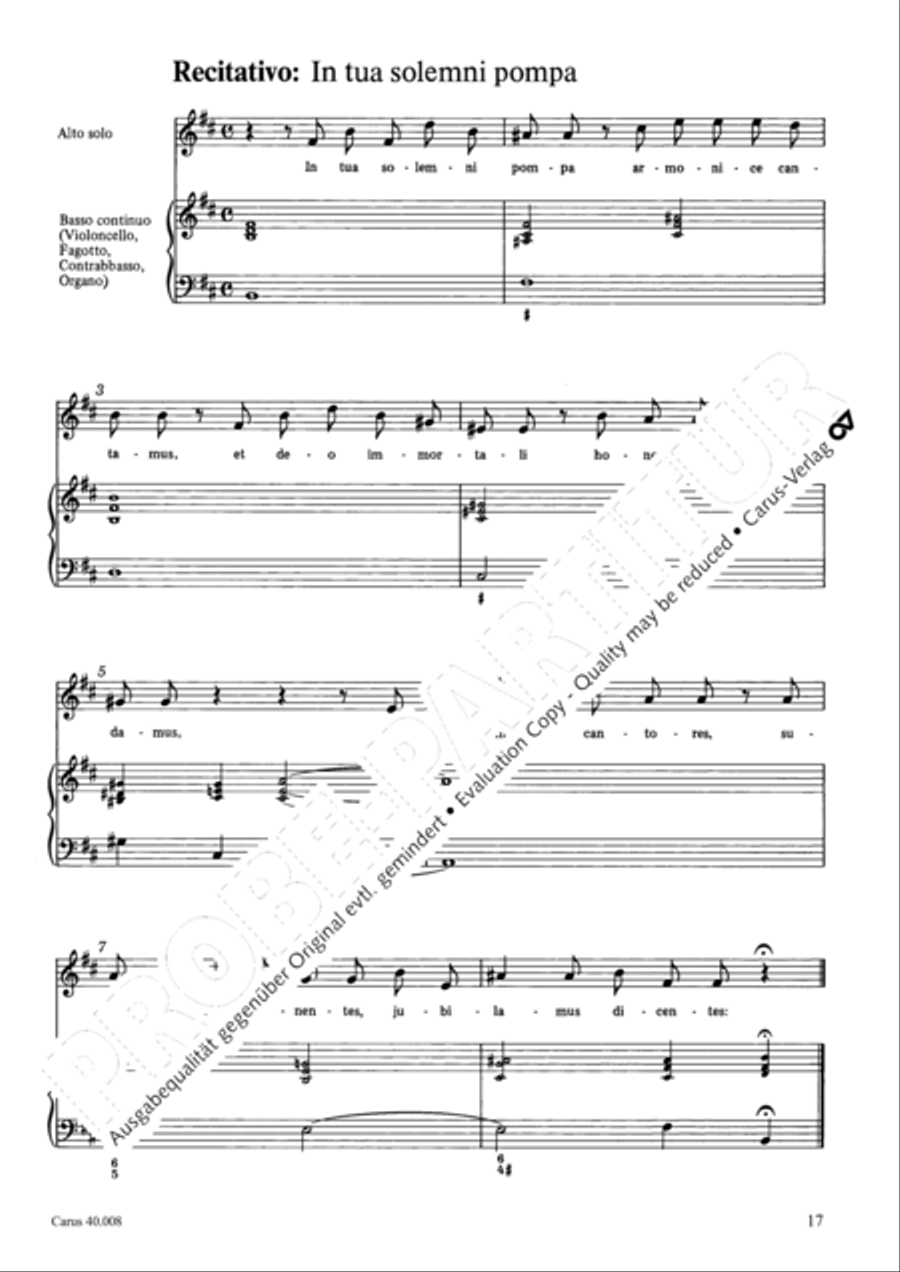 Introduzione e Gloria 4-Part scores gallery preview page 18
