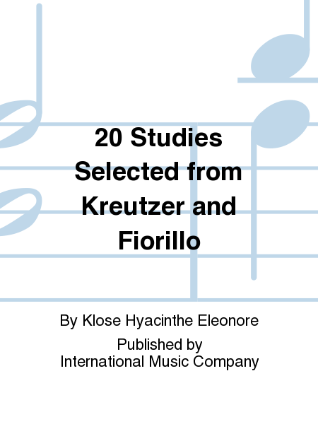 20 Studies Selected from Kreutzer and Fiorillo