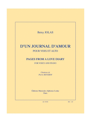 D'un Journal D'amour