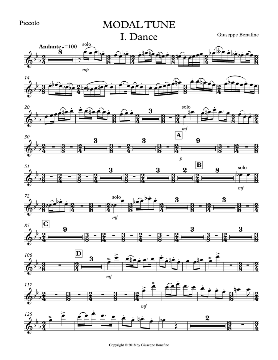 Modal Tune: Piccolo