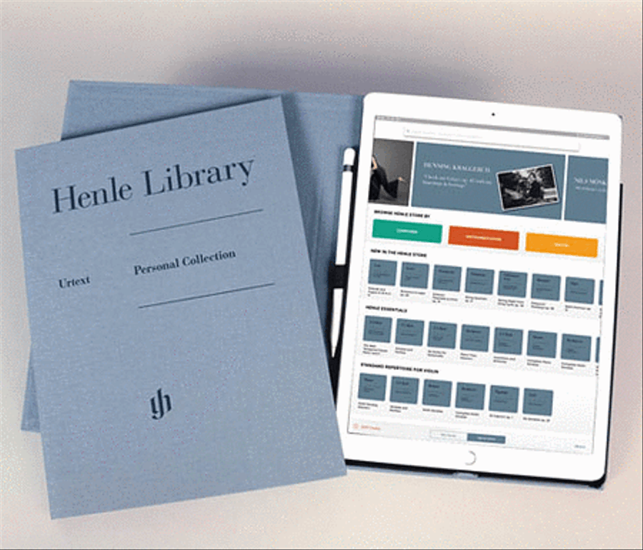 Henle Cover for iPad Pro Collection / Songbook scores gallery preview page 2