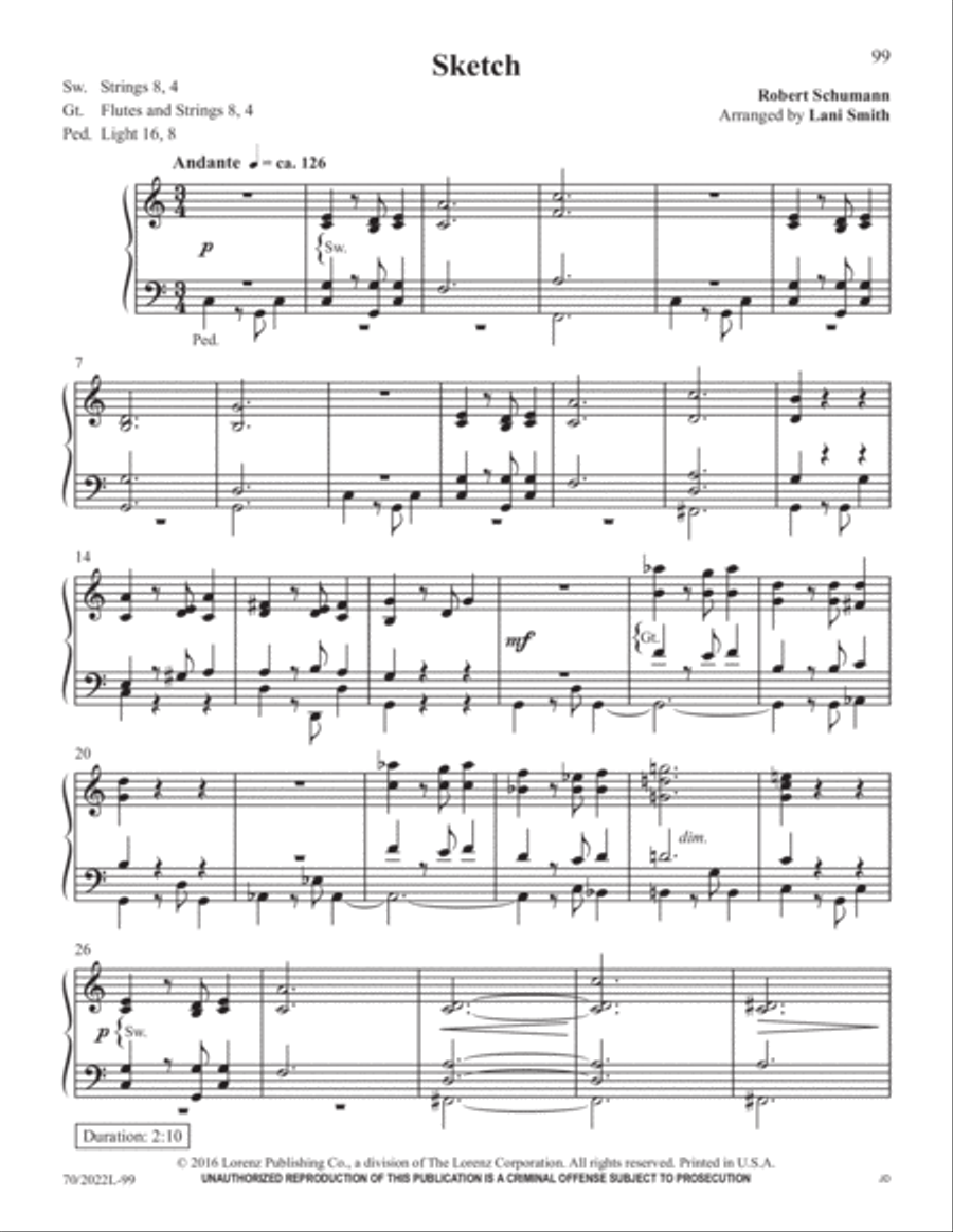 Easy Organ Library, Vol. 61 Organ Solo scores gallery preview page 36