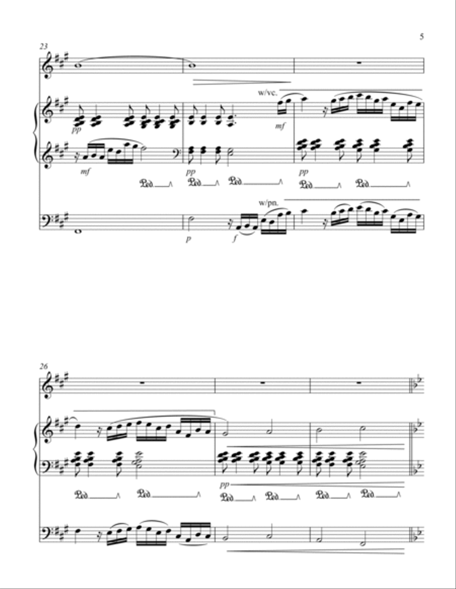 Piano Trio Small Ensemble scores gallery preview page 5