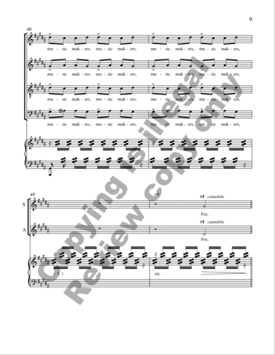 The Dreamers of Dreams 4-Part scores gallery preview page 25