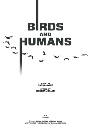 Book cover for Birds and Humans