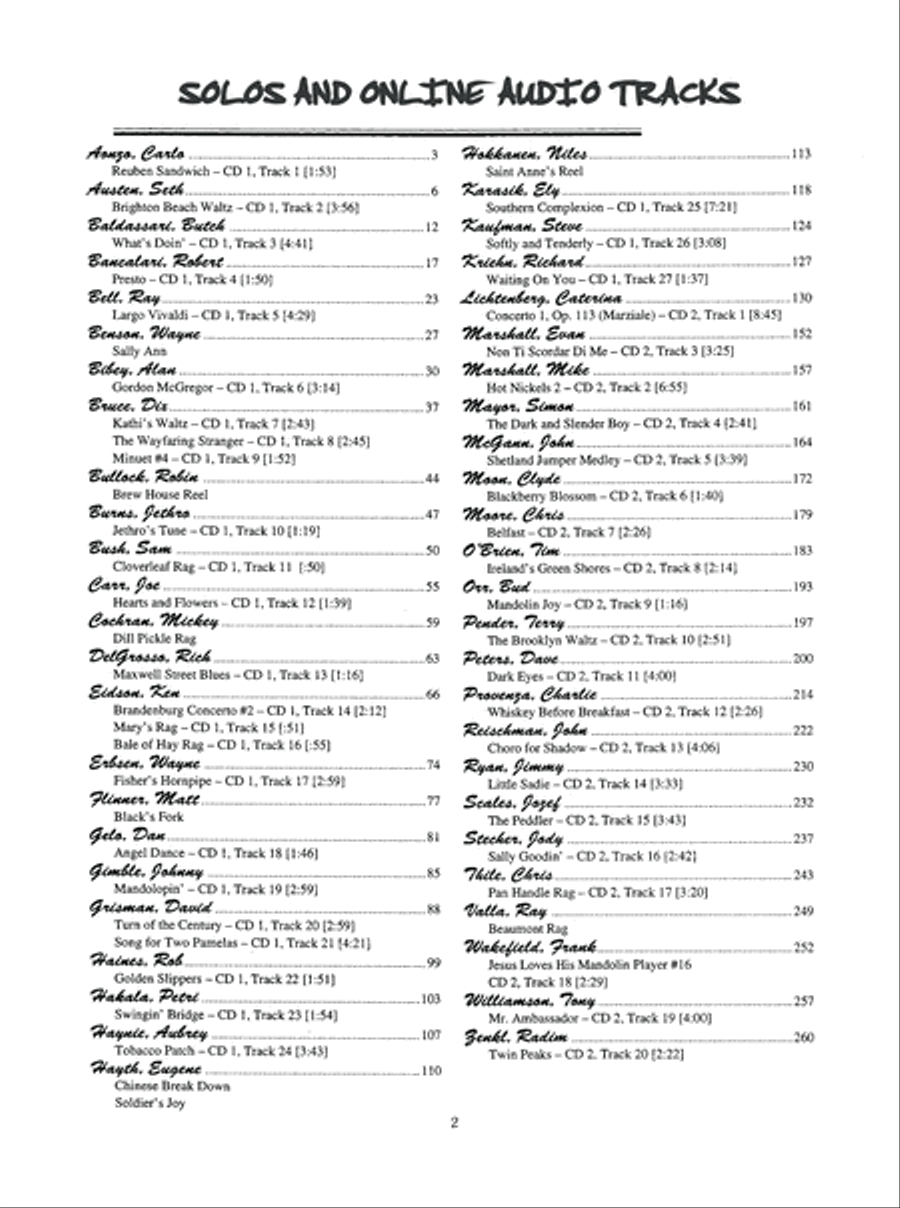 Master Anthology of Mandolin Solos, Volume 1 Mandolin scores gallery preview page 3