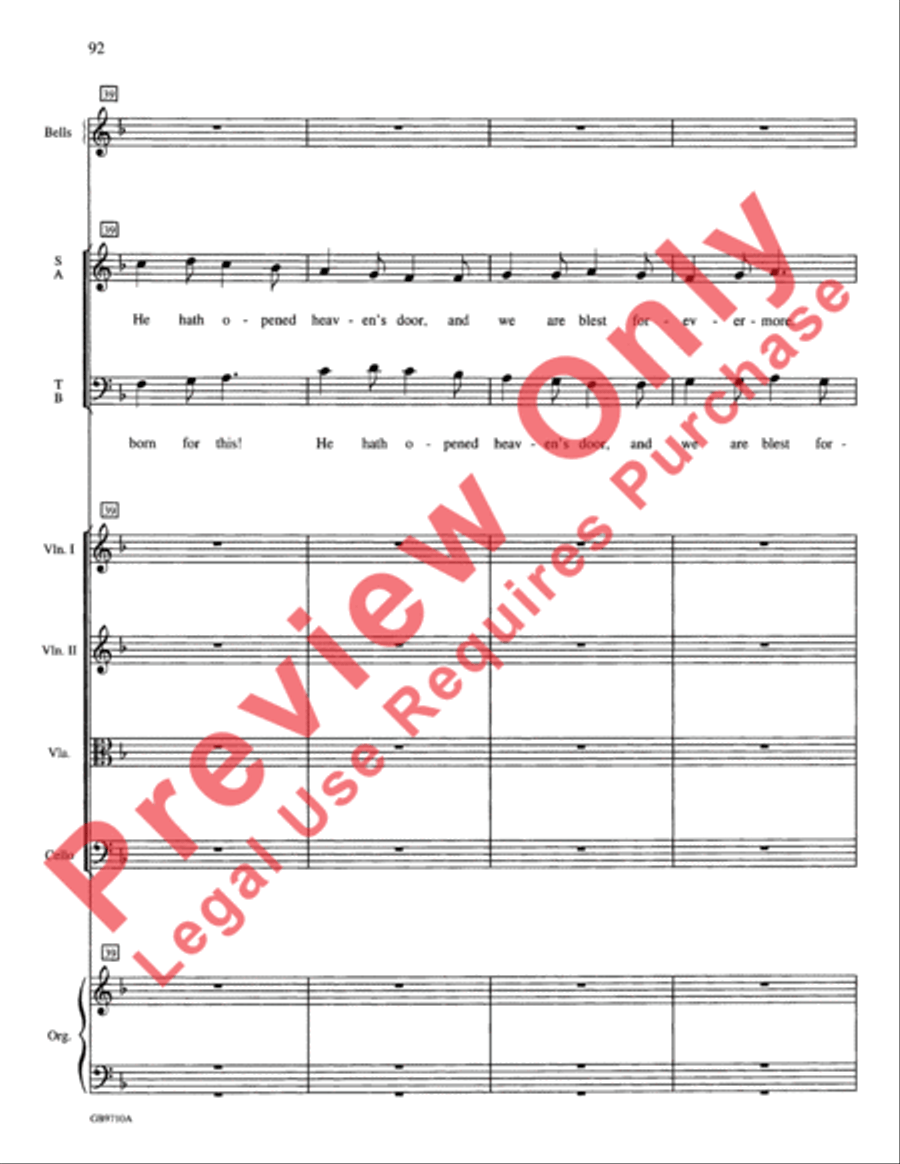 A Festival of Lessons and Carols Choir scores gallery preview page 93