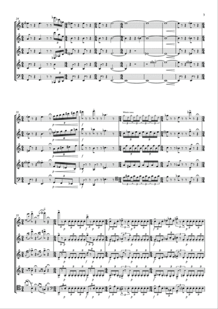 Zusammen/Getrennt/Zusammen - Woodwind Quintet Woodwind Quintet scores gallery preview page 5