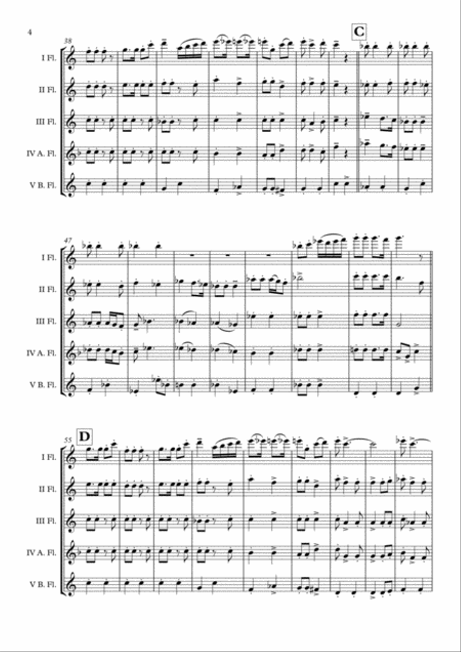 The Polar Express from Warner Bros. Pictures' THE POLAR EXPRESS Flute Choir scores gallery preview page 5