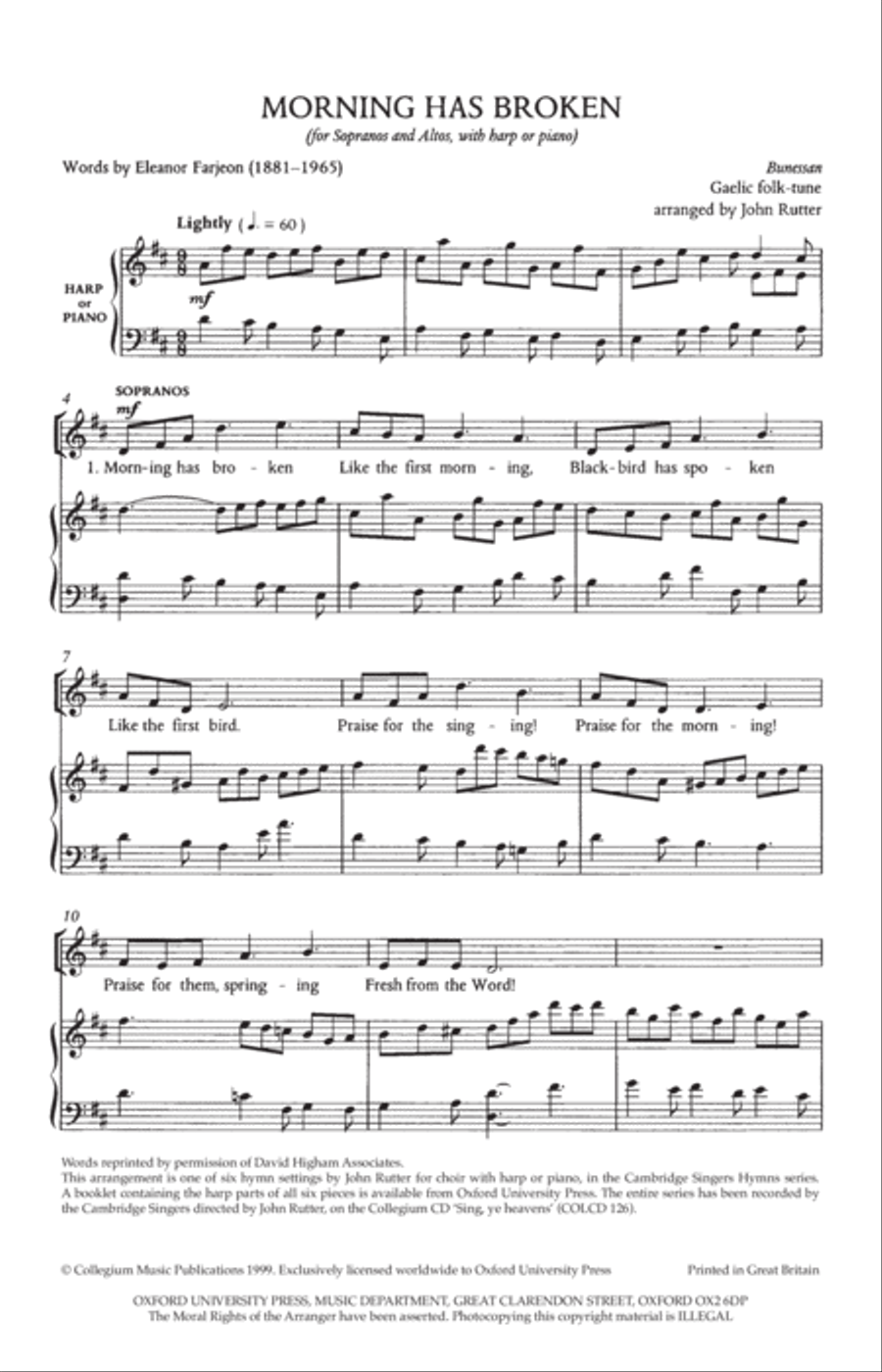 Morning has broken Morning has broken SA scores gallery preview page 2