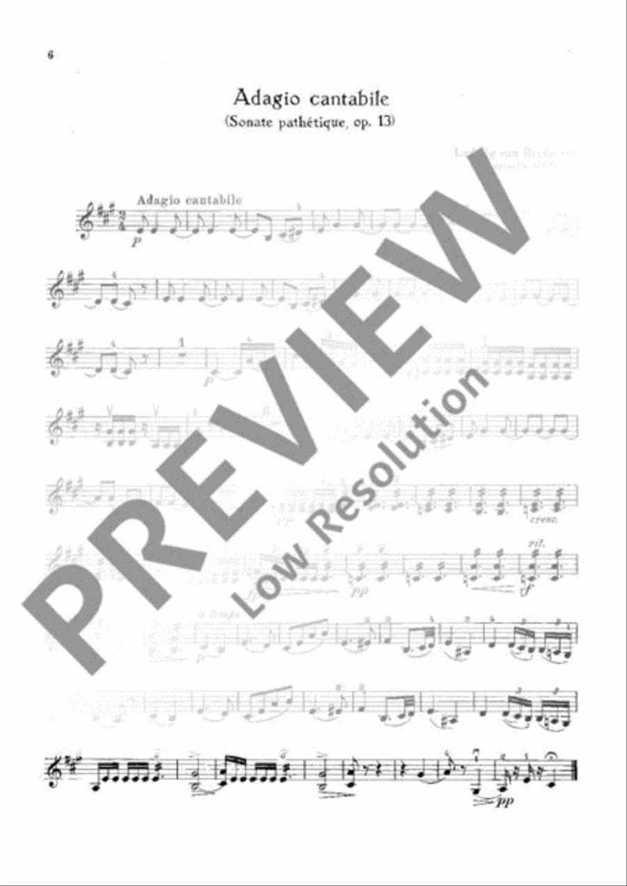 The classical Violin Violin scores gallery preview page 7