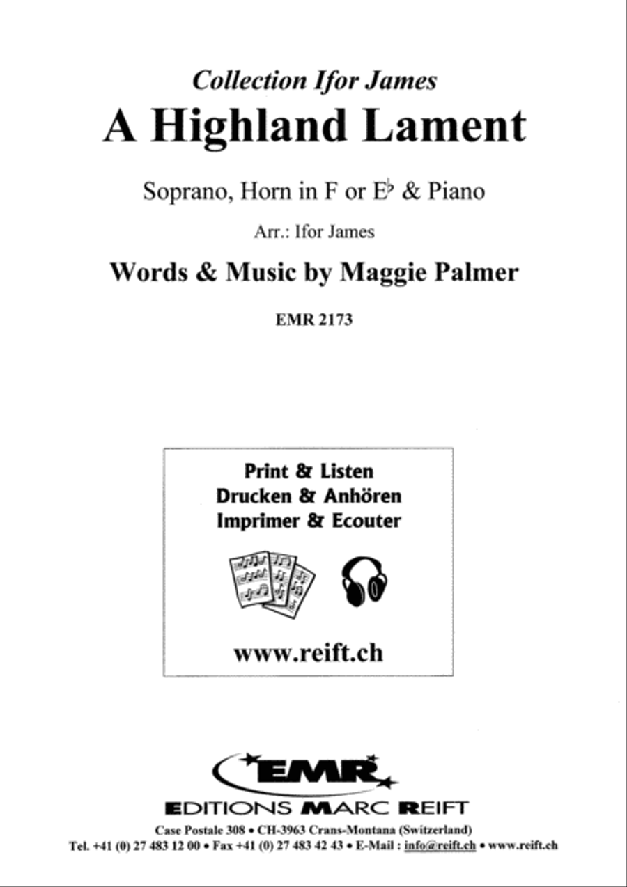 A Highland Lament A Highland Lament Horn scores gallery preview page 2