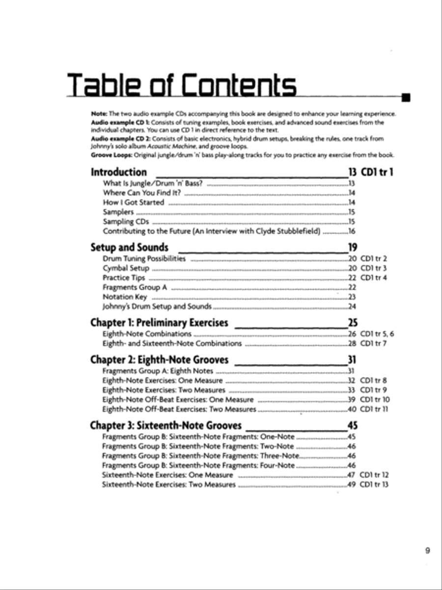 Jungle/Drum 'n' Bass for the Acoustic Drum Set Drum Set scores gallery preview page 7
