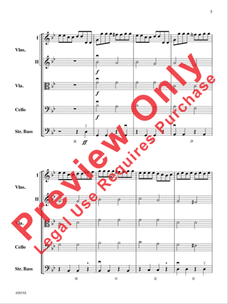 Midnight Howl String Orchestra scores gallery preview page 5