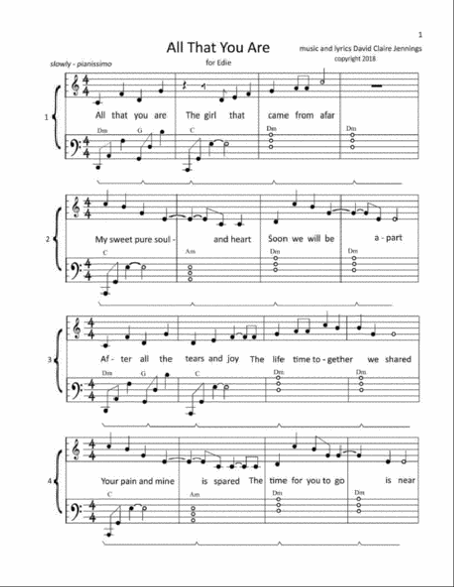 All That You Are Voice scores gallery preview page 1