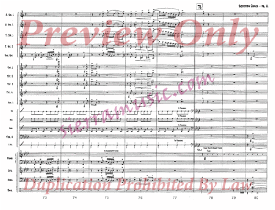 Scorpion Dance Scorpion Dance Jazz Ensemble scores gallery preview page 12