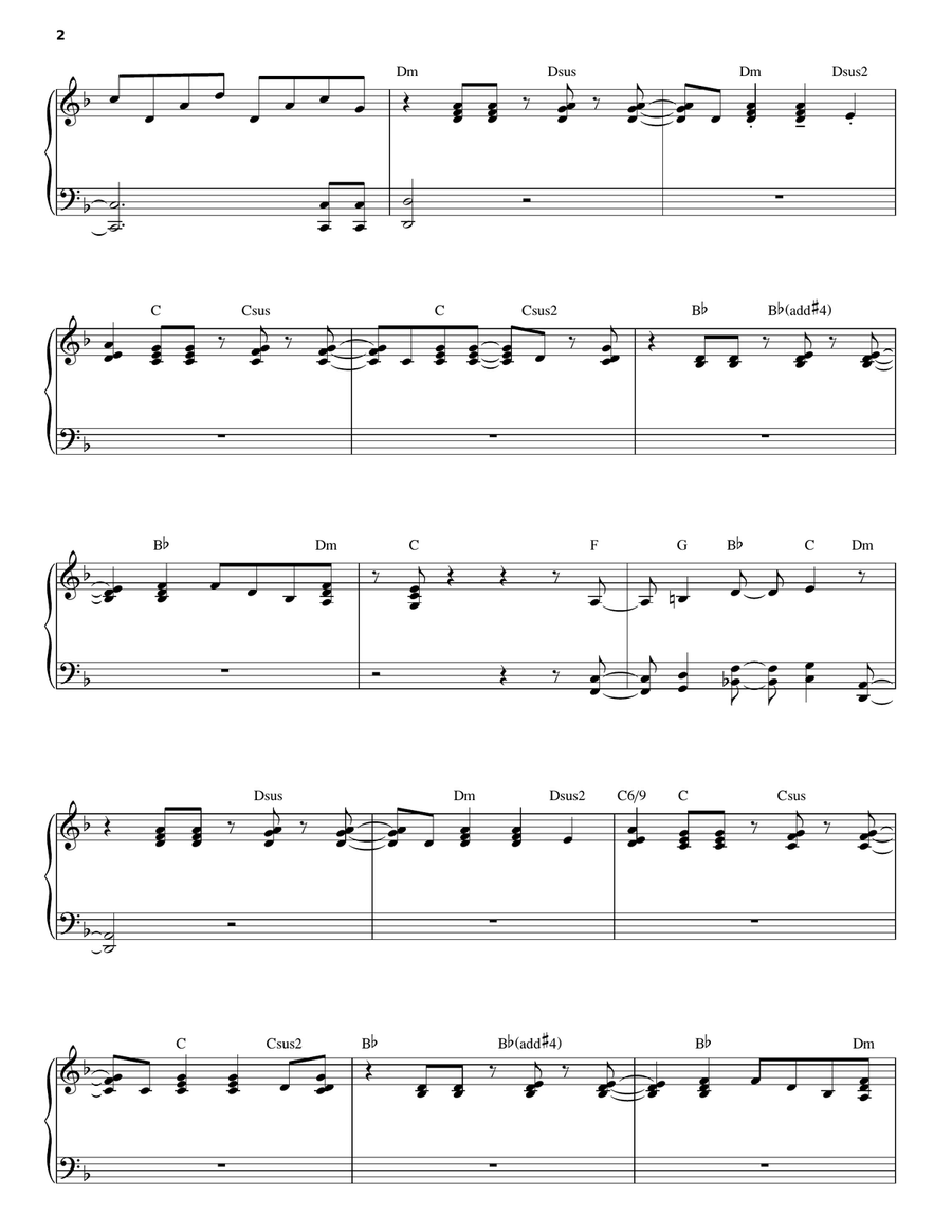 Right Now Piano scores gallery preview page 2