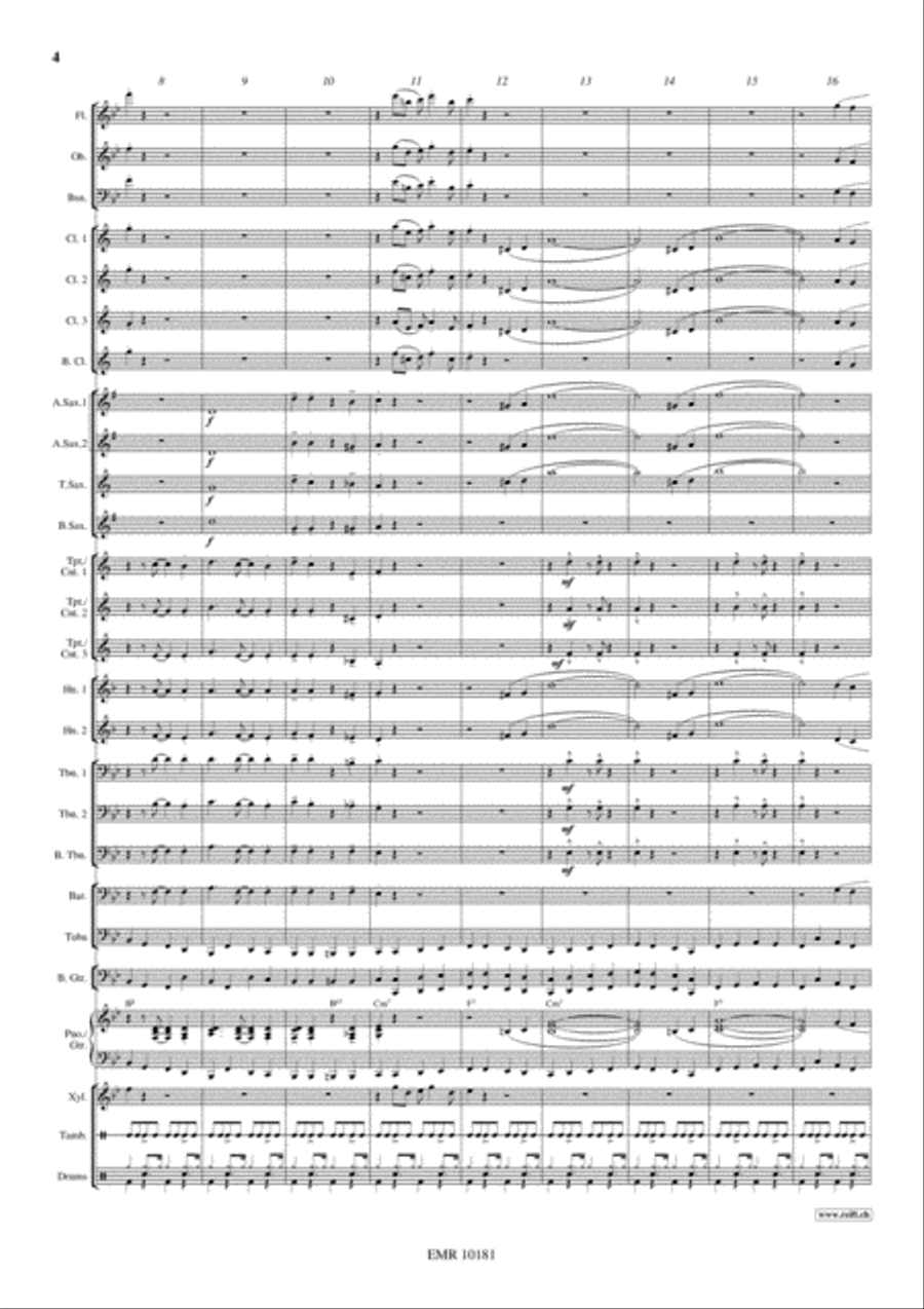 Venice Junction Concert Band scores gallery preview page 5
