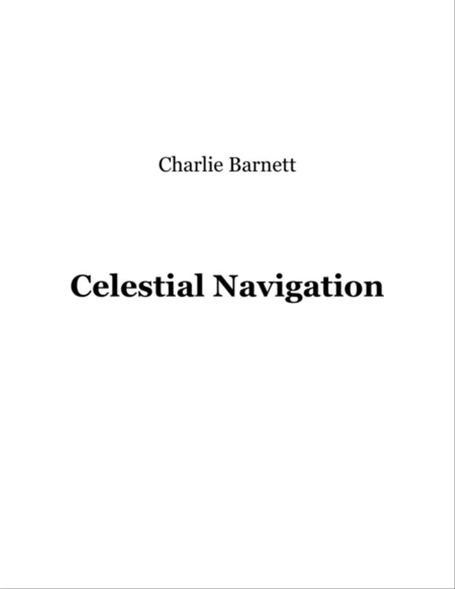 Celestial Navigation Piano, Vocal, Guitar scores gallery preview page 1