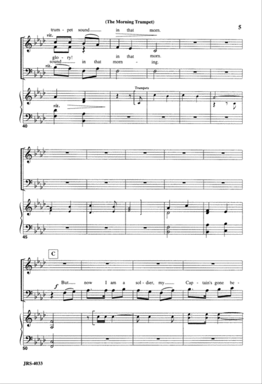 The Morning Trumpet The Morning Trumpet 4-Part scores gallery preview page 6