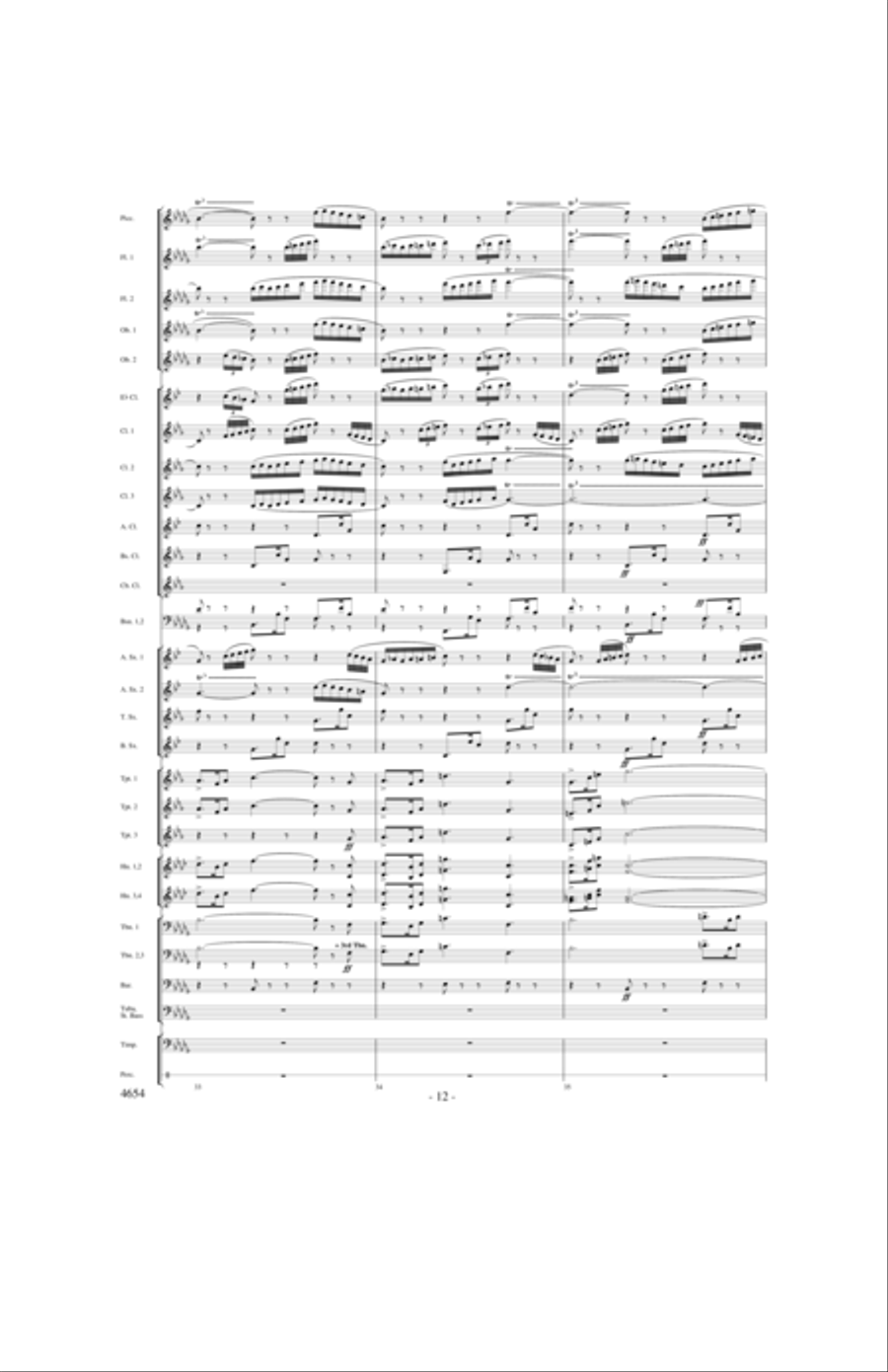 Ride of the Valkyries Concert Band scores gallery preview page 11