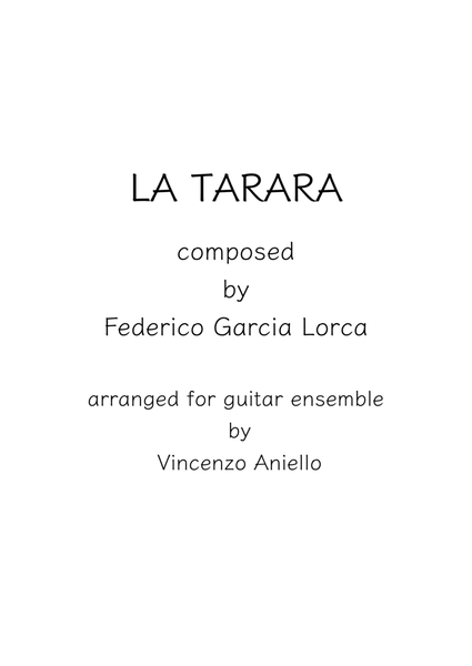 La Tarara - Score Only