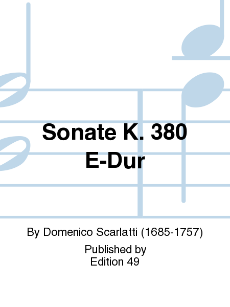 Sonate K. 380 E-Dur