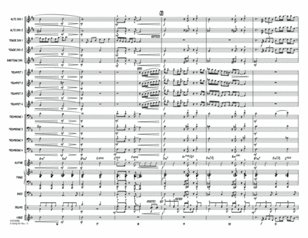 A Song for You (Tenor Sax Feature) - Conductor Score (Full Score)