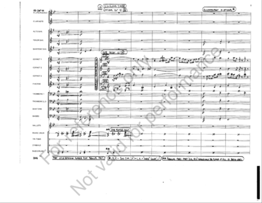 At A Dixieland Jazz Funeral Marching Band scores gallery preview page 5