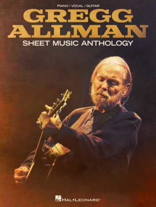 Book cover for Gregg Allman Sheet Music Anthology