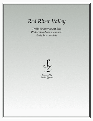 Red River Valley (treble Eb instrument solo)