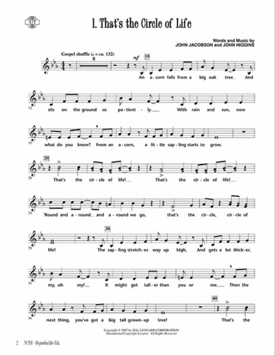 Nuts! Nuts! Choir scores gallery preview page 2