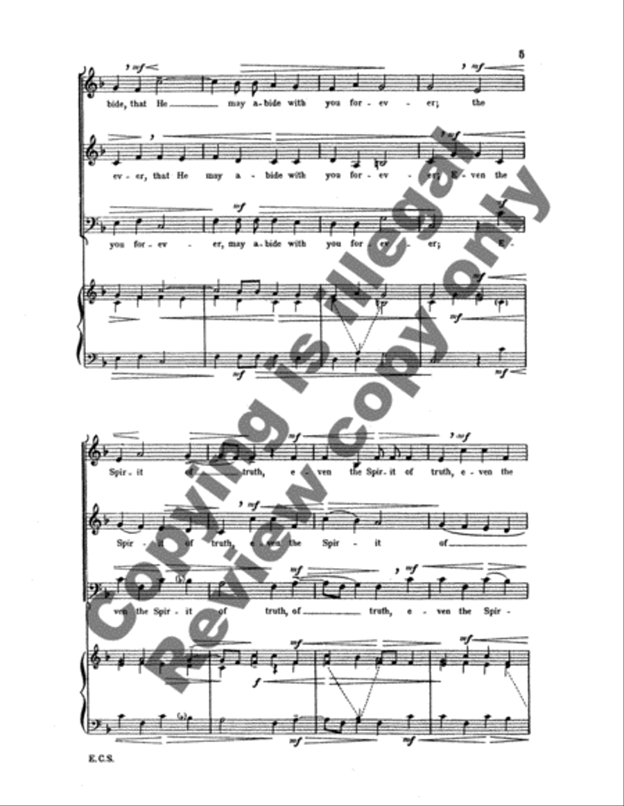 If Ye Love Me, Keep My Commandments 3-Part scores gallery preview page 7