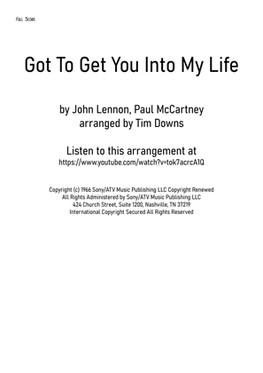 Book cover for Got To Get You Into My Life
