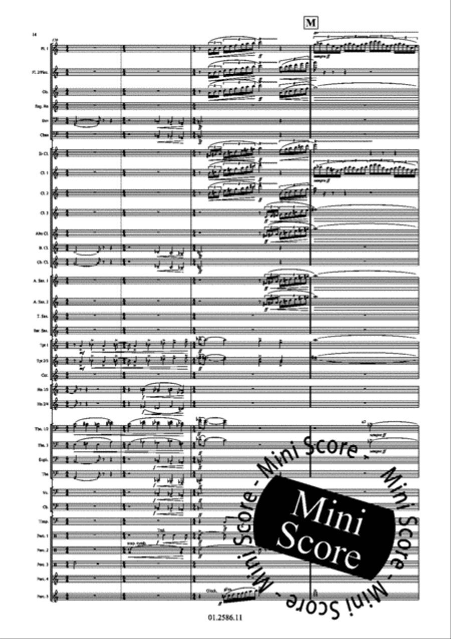 Skies Concert Band scores gallery preview page 22