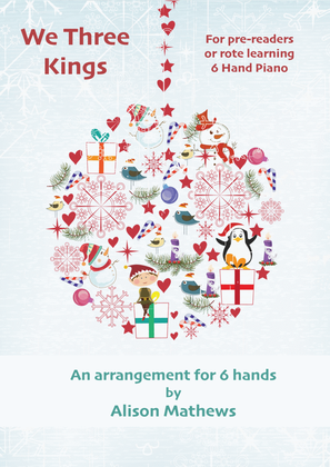 Book cover for We Three Kings - 6 Hand Piano